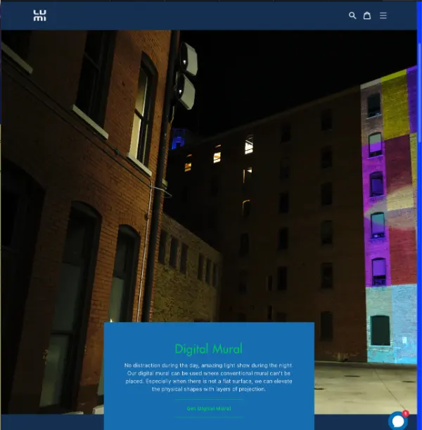 Digital Mural in Kalamazoo, Michigan