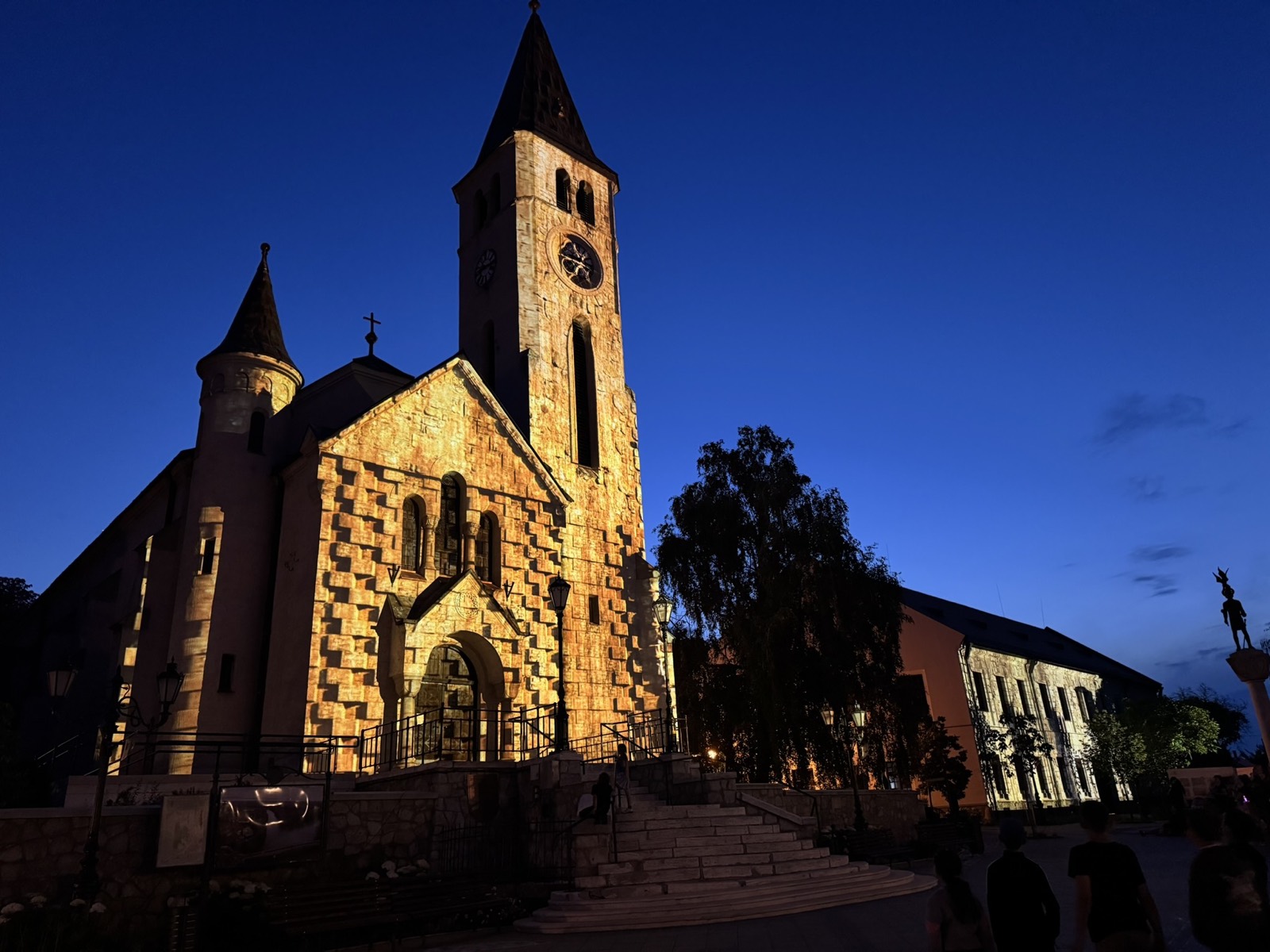 Illuminating Tokaj Main Square — photo 5