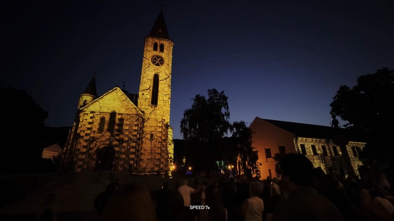 Tokaj Main Square — projection mapping case study