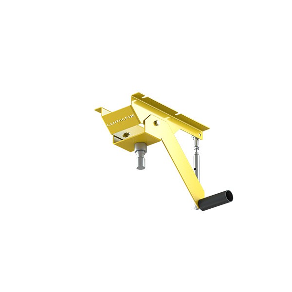 Tripod adapter mounted